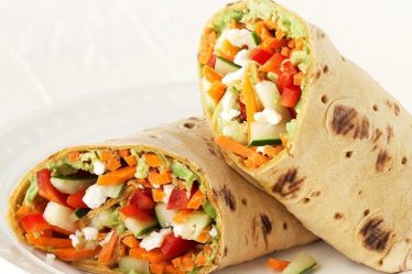 Wraps veggie crunchy recipe recipes vegetarian healthy eatingwell easy sandwich