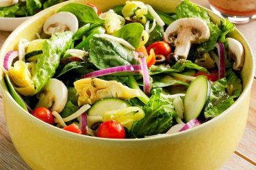 Salad vegetable fresh recipe vegetables simple raw mariaushakova bowl crunchy dish served delicious side made