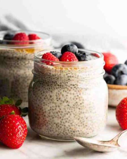 Pudding chia seed vanilla berry recipe veeg sally